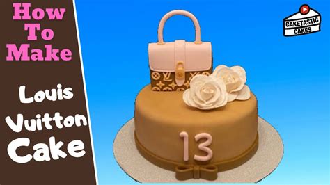 Louis Vuitton cake topper tutorial